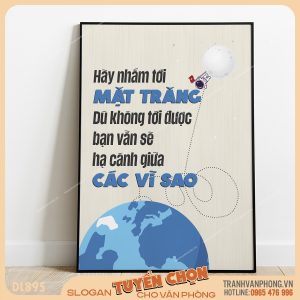 Tranh động lực slogan trang trí – VP895