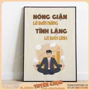 Tranh động lực slogan trang trí – VP900
