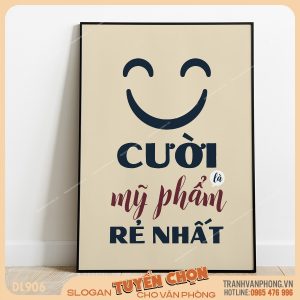 Tranh động lực slogan trang trí – VP906