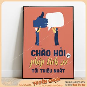 Tranh động lực slogan trang trí – VP907