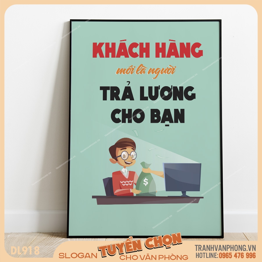 Tranh động lực slogan trang trí – VP918 1 Tranh động lực slogan trang trí – VP918