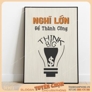 Tranh động lực slogan trang trí – VP923