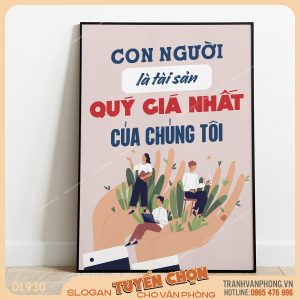 Tranh động lực slogan trang trí – VP930