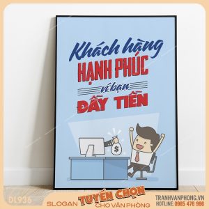 Tranh động lực slogan trang trí – VP936
