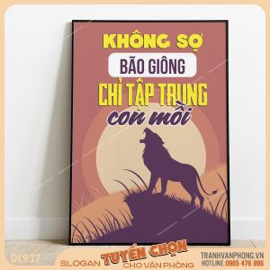 Tranh động lực slogan trang trí – VP937