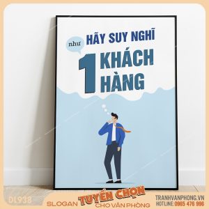 Tranh động lực slogan trang trí – VP938