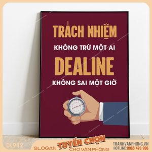 Tranh động lực slogan trang trí – VP942