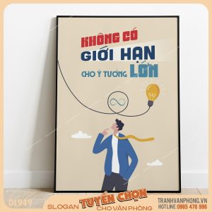 Tranh động lực slogan trang trí – VP949