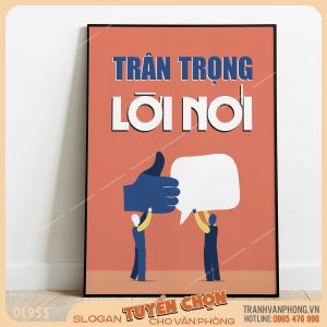 Tranh động lực slogan trang trí – VP955