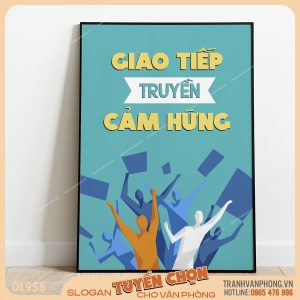 Tranh động lực slogan trang trí – VP956