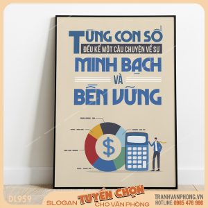 Tranh động lực slogan trang trí – VP959