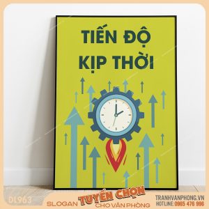 Tranh động lực slogan trang trí – VP963