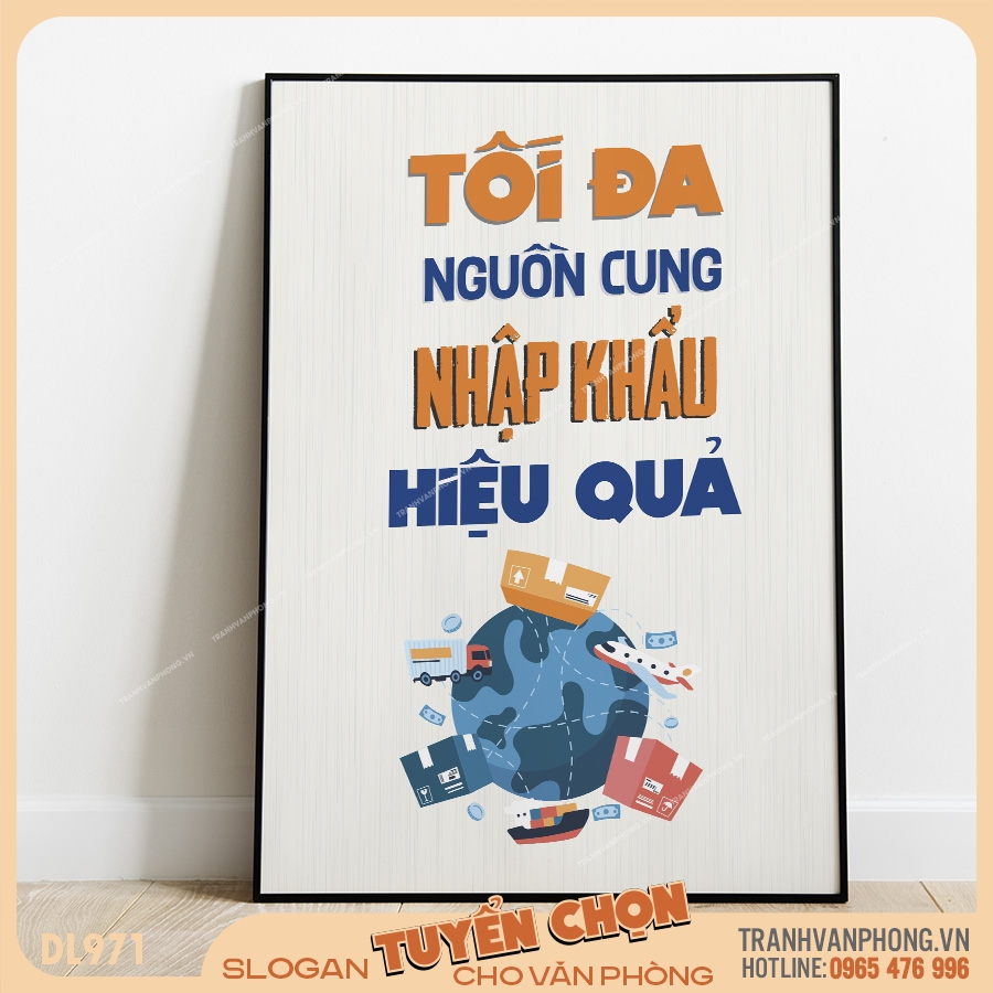 Tranh động lực slogan trang trí – VP971 1 Tranh động lực slogan trang trí – VP971