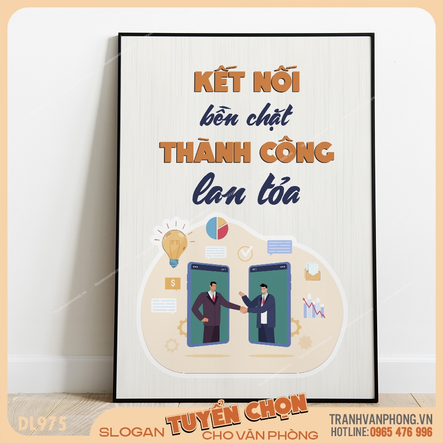 Tranh động lực slogan trang trí – VP975 1 Tranh động lực slogan trang trí – VP975
